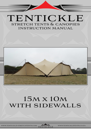 15x10 setup with sidewalls
