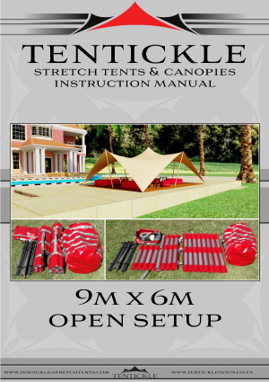 9M x 6M Tent Kit