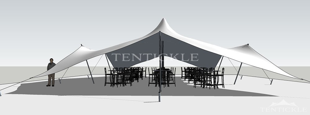 Stretch Tent 3d Drawing Visualisation By Tentickle Tents