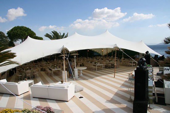 Waterproof Commercial Wedding Event Concert Stage Pool Yard Bedouin Stretch Tent 